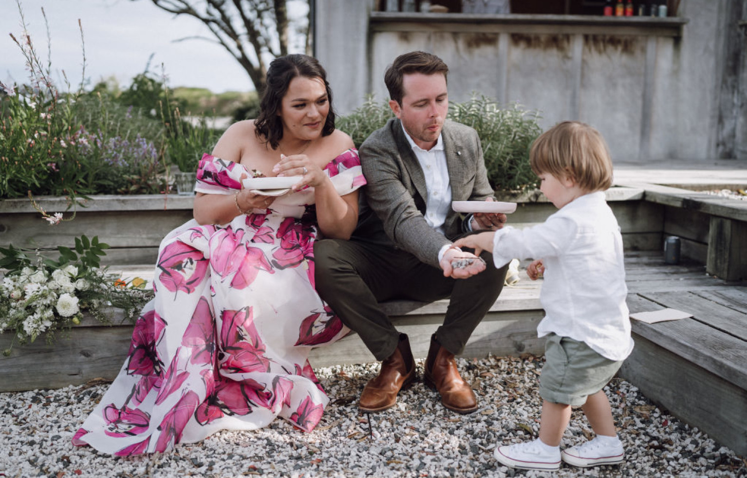 Wedding guests at The Farmers Daughter