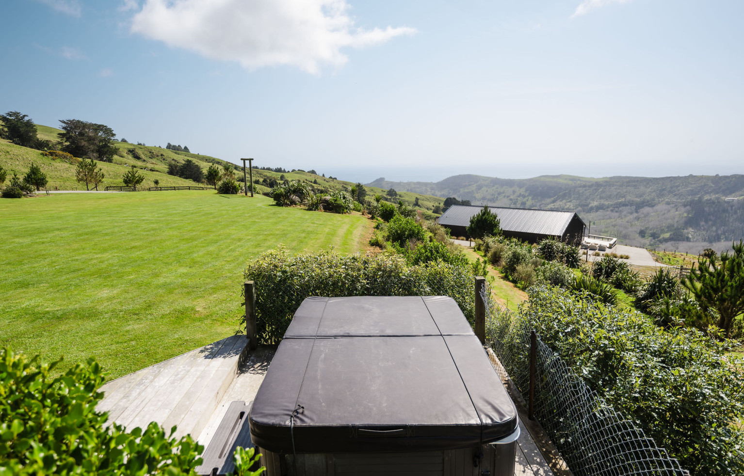 Spa pool at Vanderosa Farms