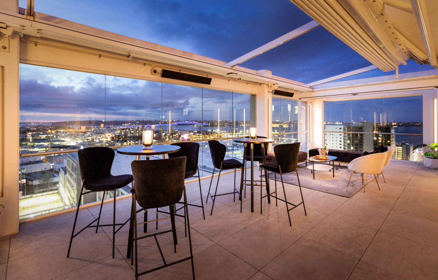hotel rooftop for auckland city wedding