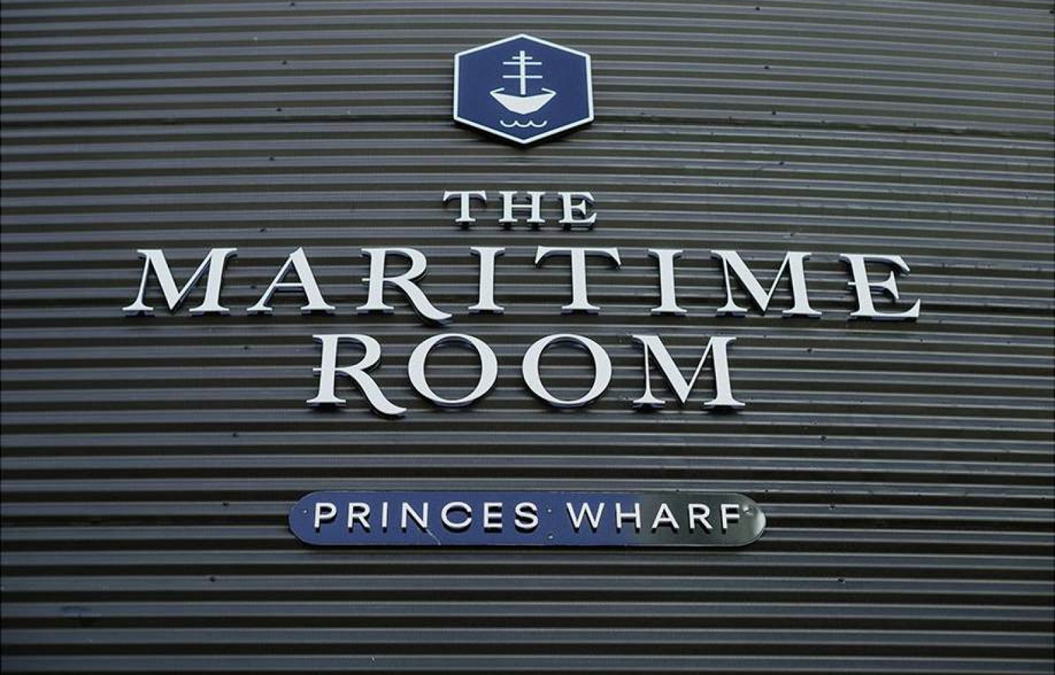 The Maritime Room welcome sign