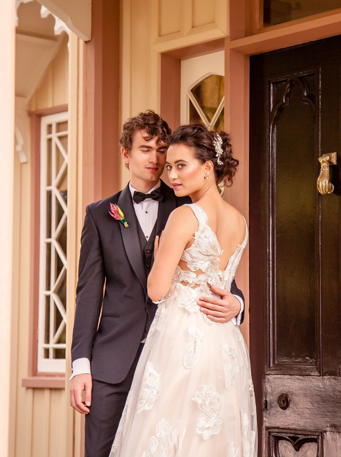 Bridal couple character home Auckland