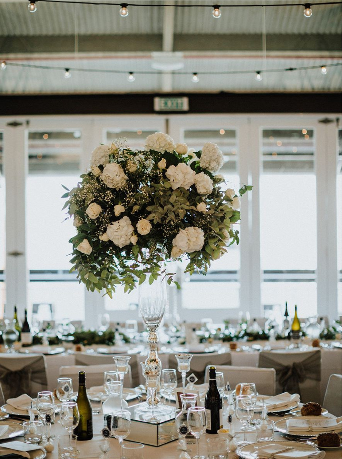 Floral arrangement at Auckland venue